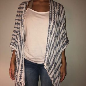 Blue patterned kimono!